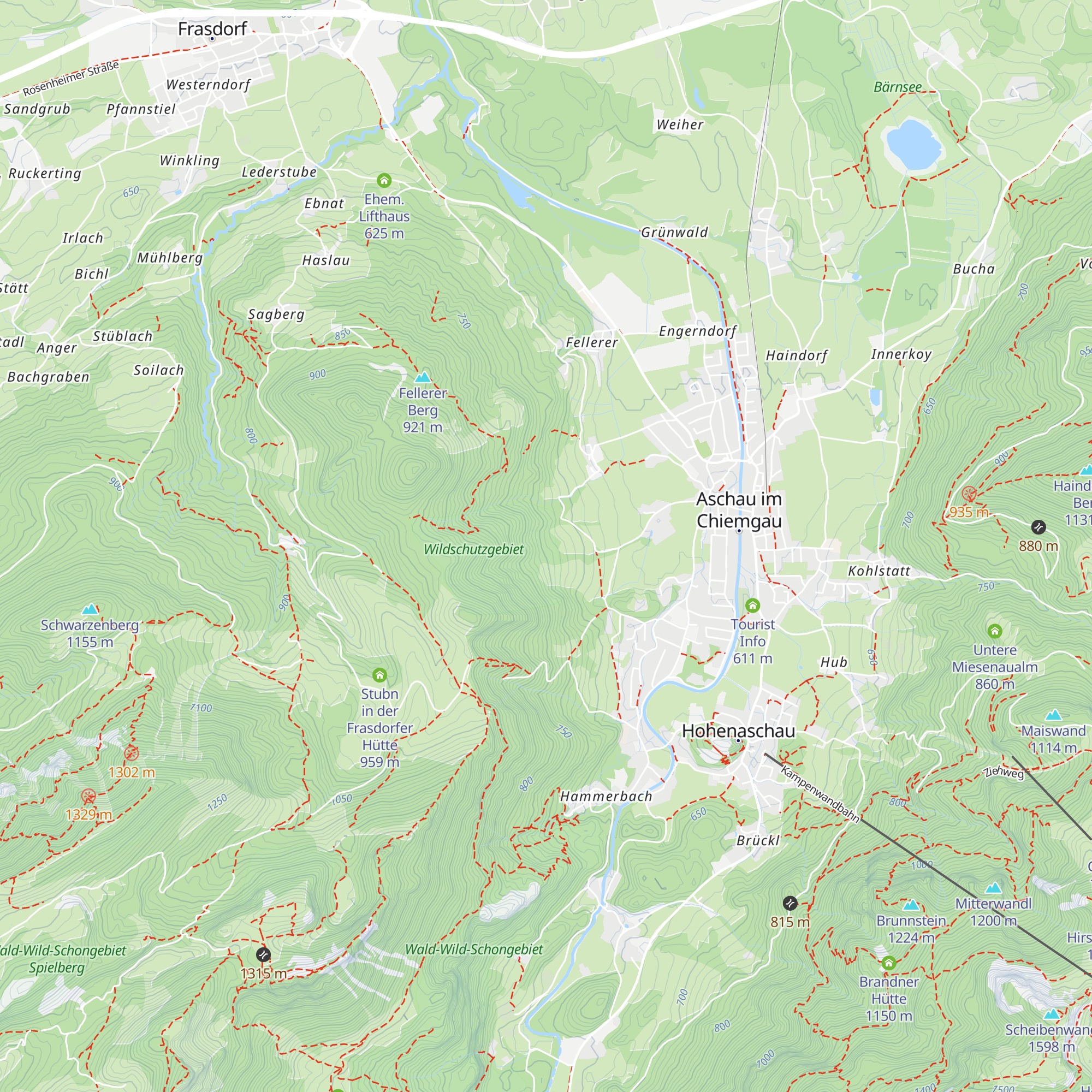 Wildfütterung map