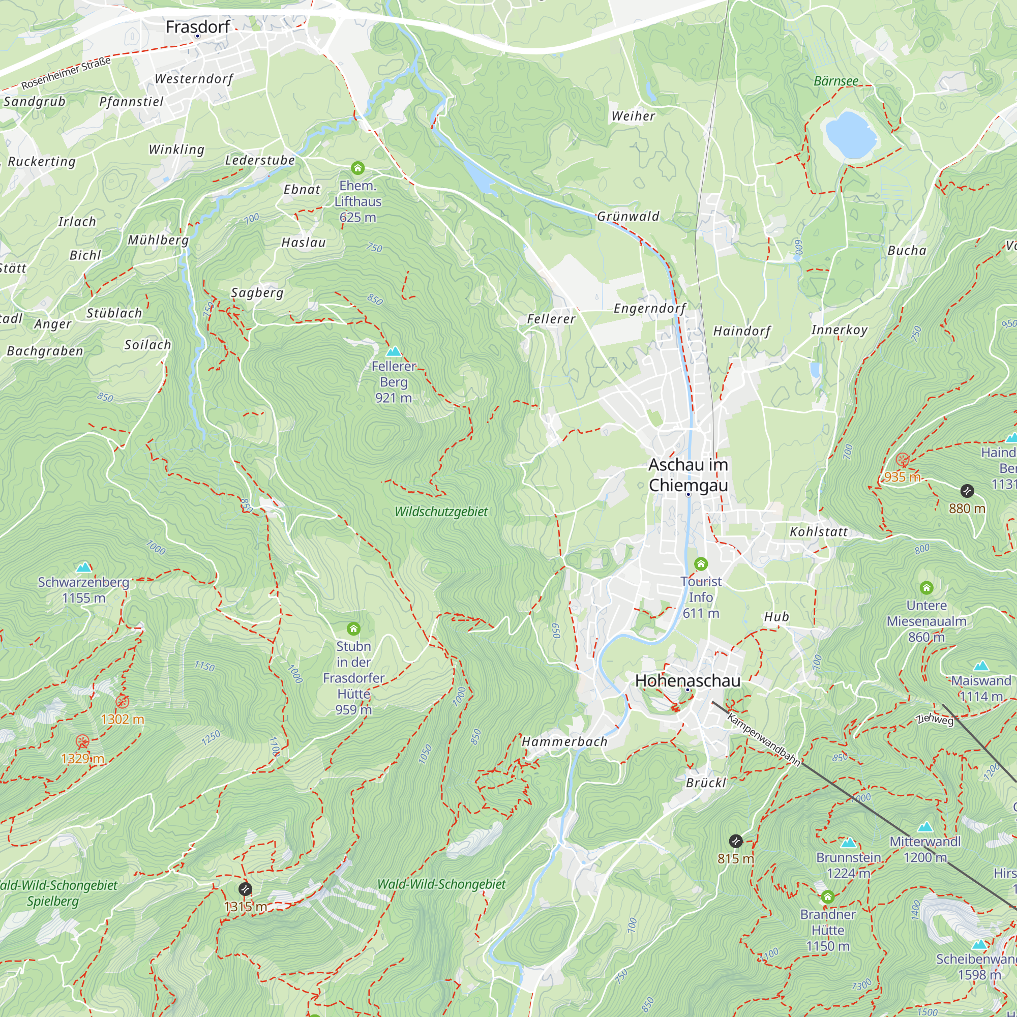 Wildfütterung map