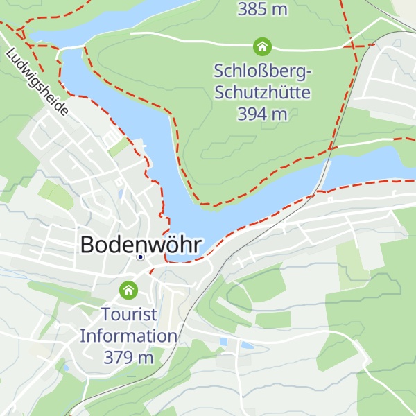 Map of Hütte am Hammersee