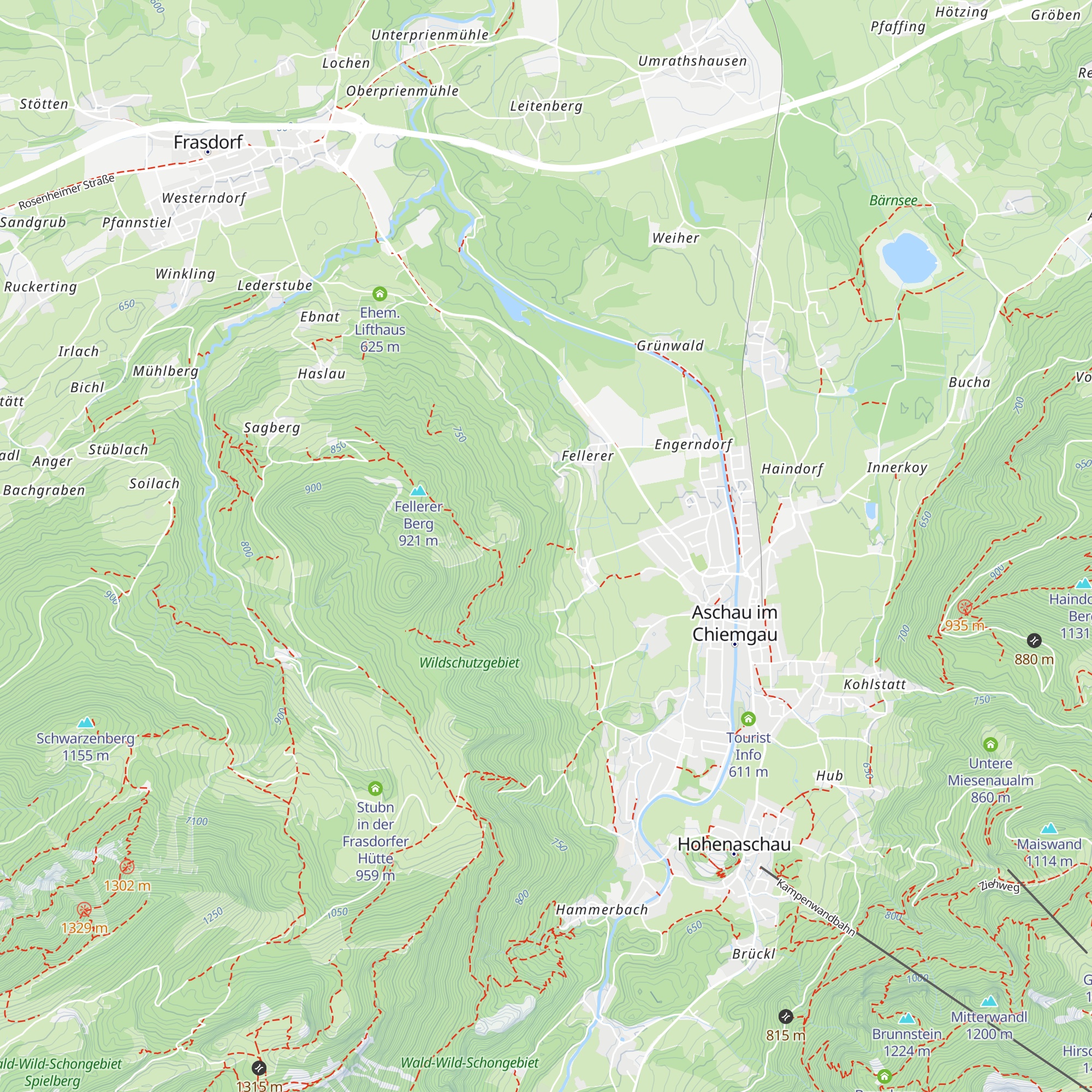 Wildfütterung map
