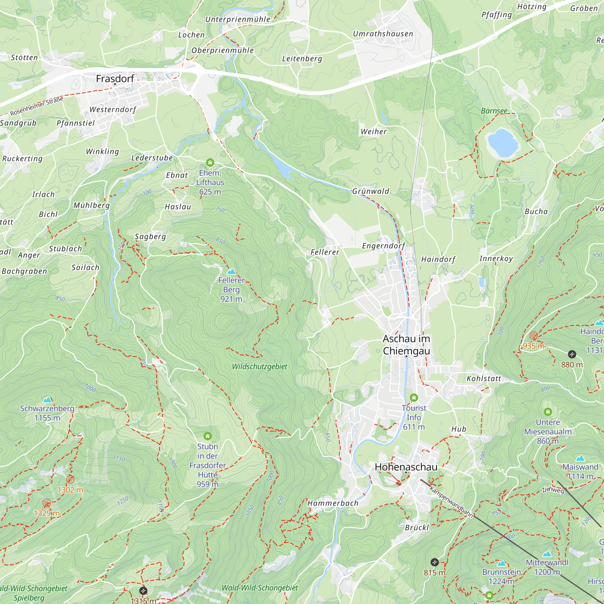 Wildfütterung map