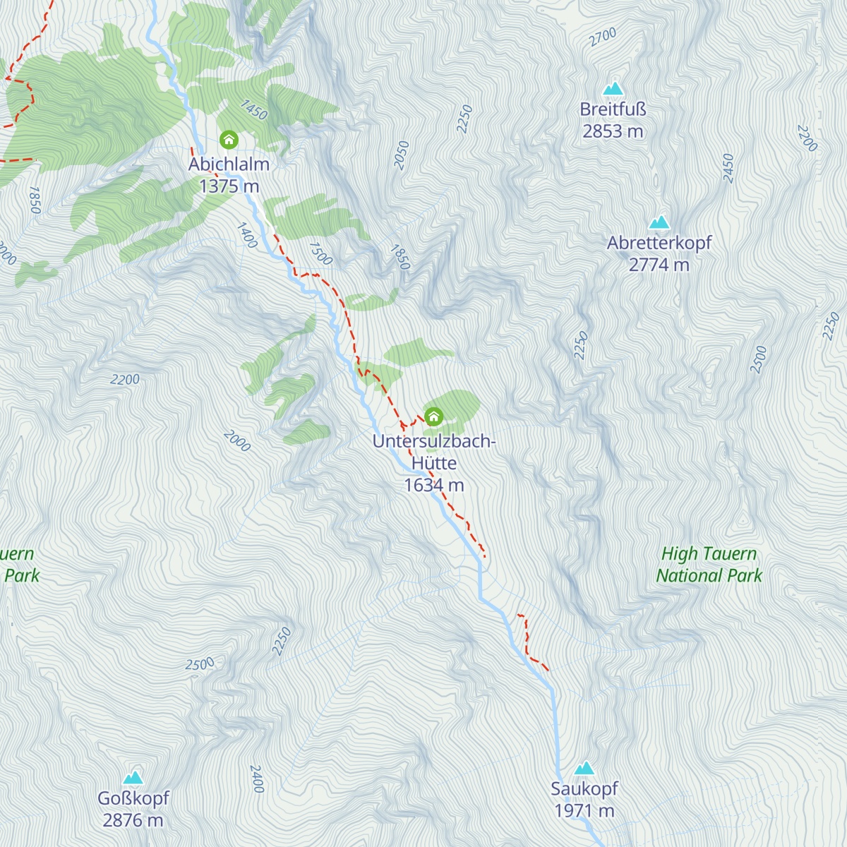 Aschamalm map