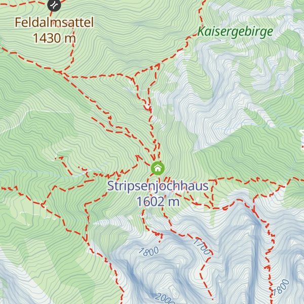 Map of Bergrettungshütte