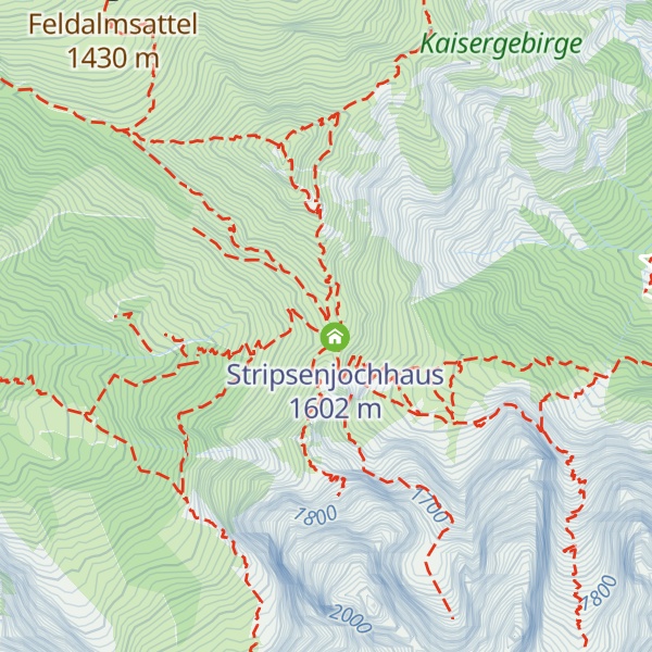 Map of Stripsenjoch-Schlafhaus