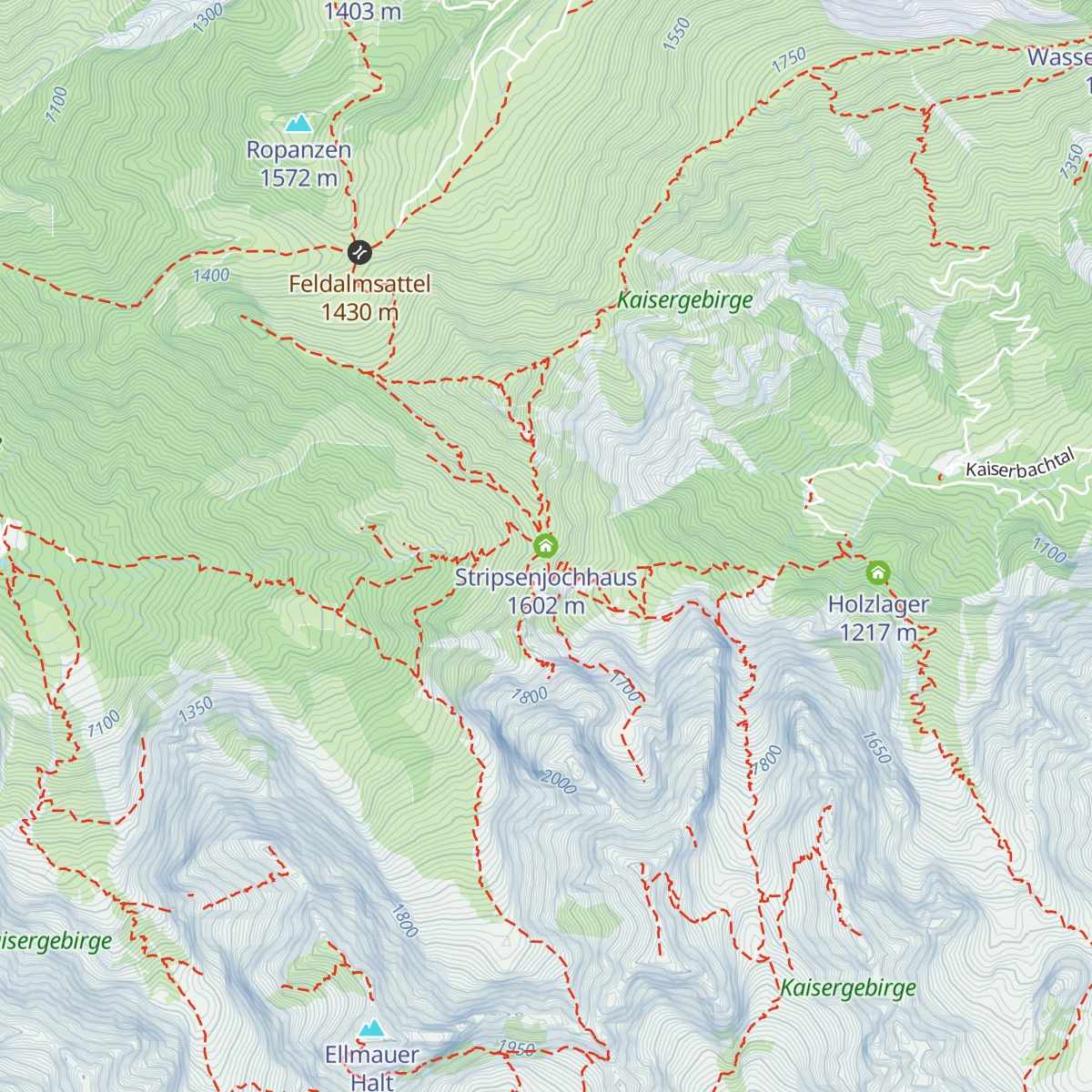 Stripsenjochhaus map