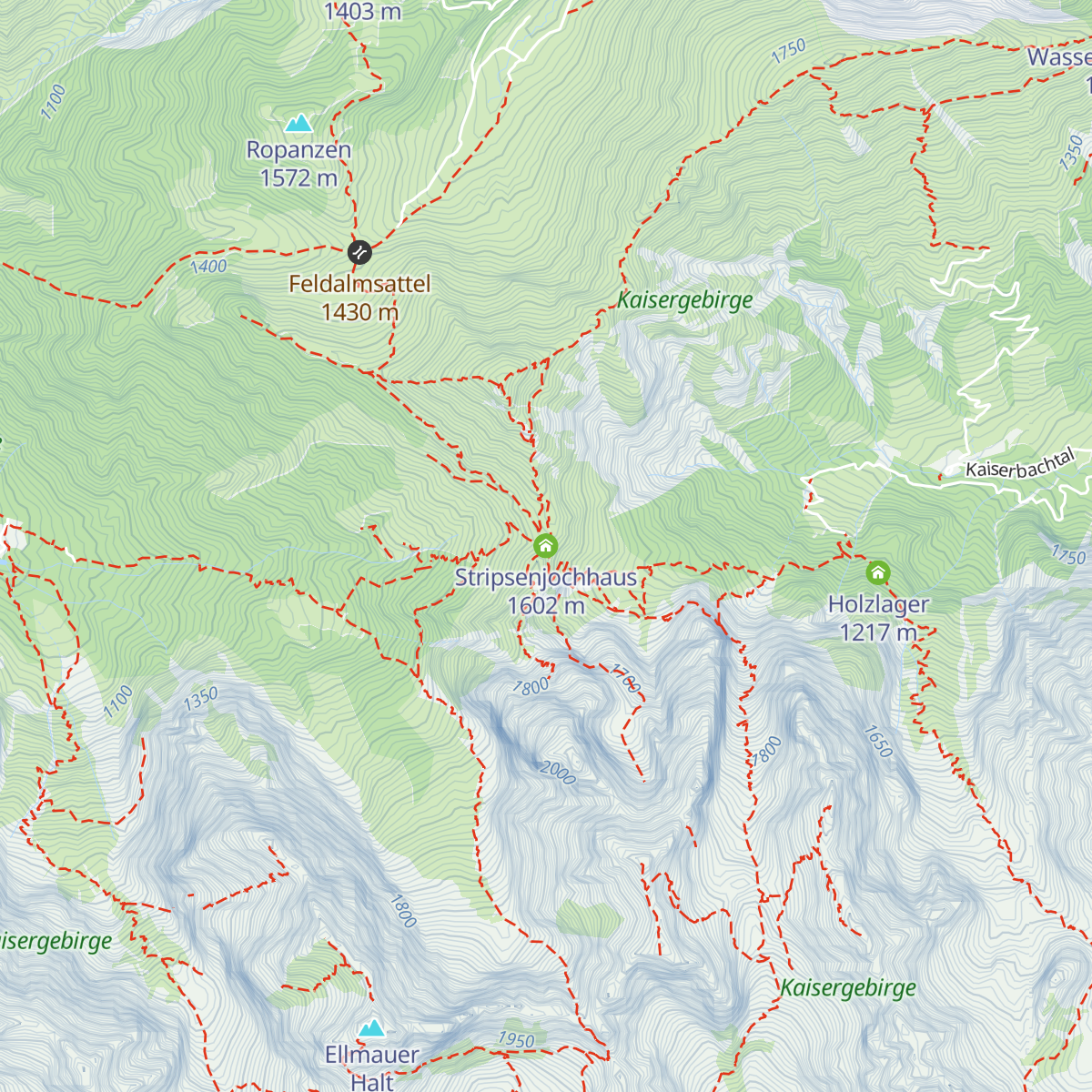 Stripsenjochhaus map