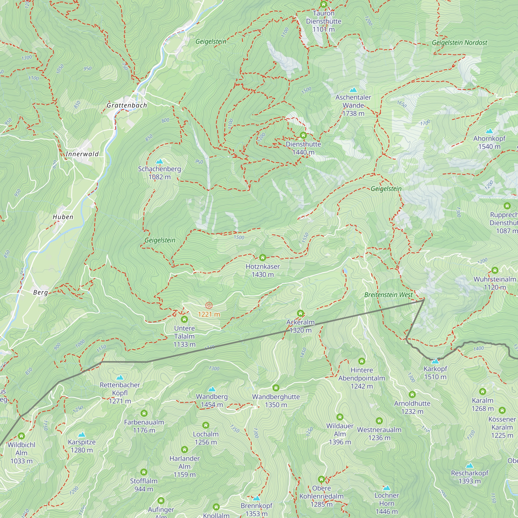 Simmerlkaser map