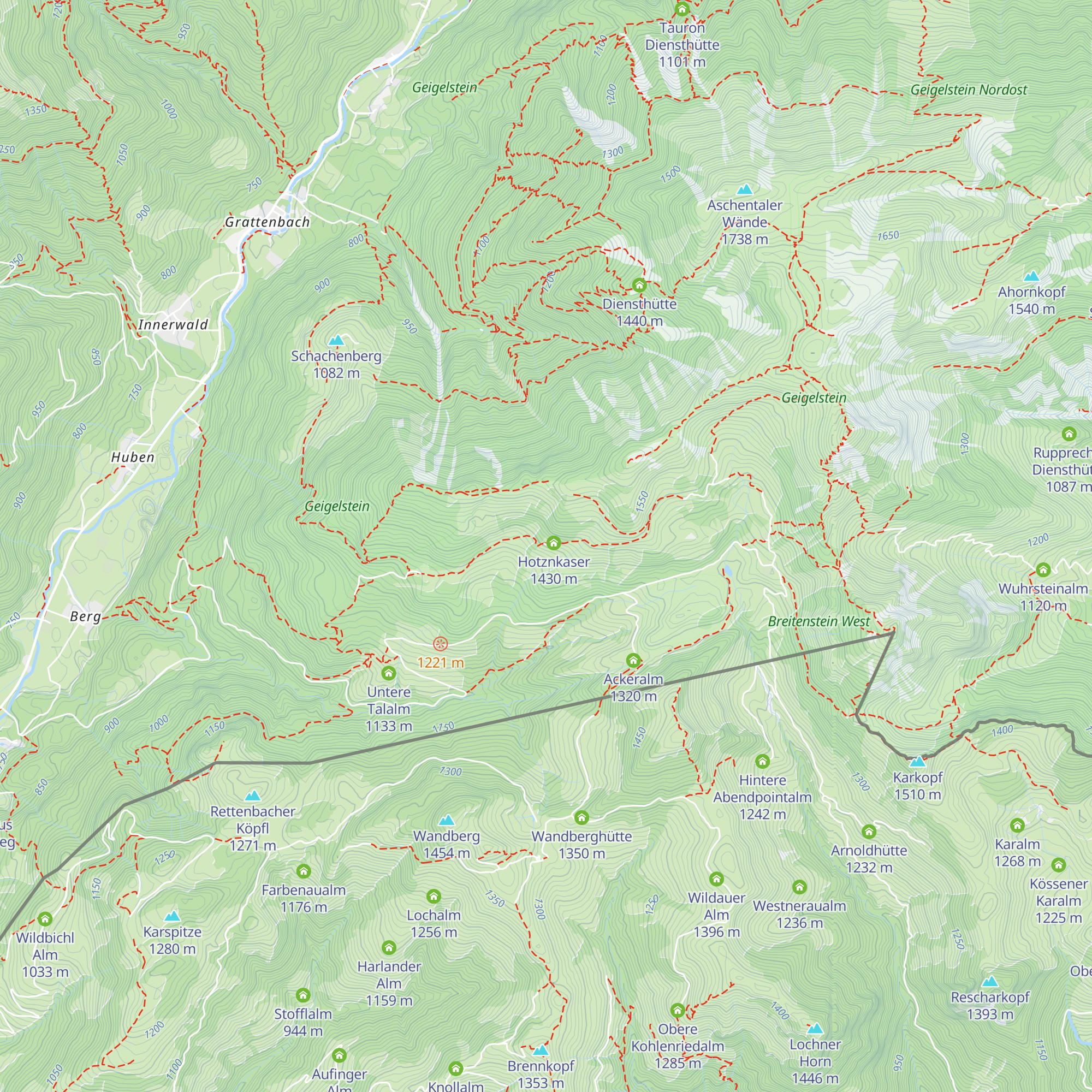 Simmerlkaser map