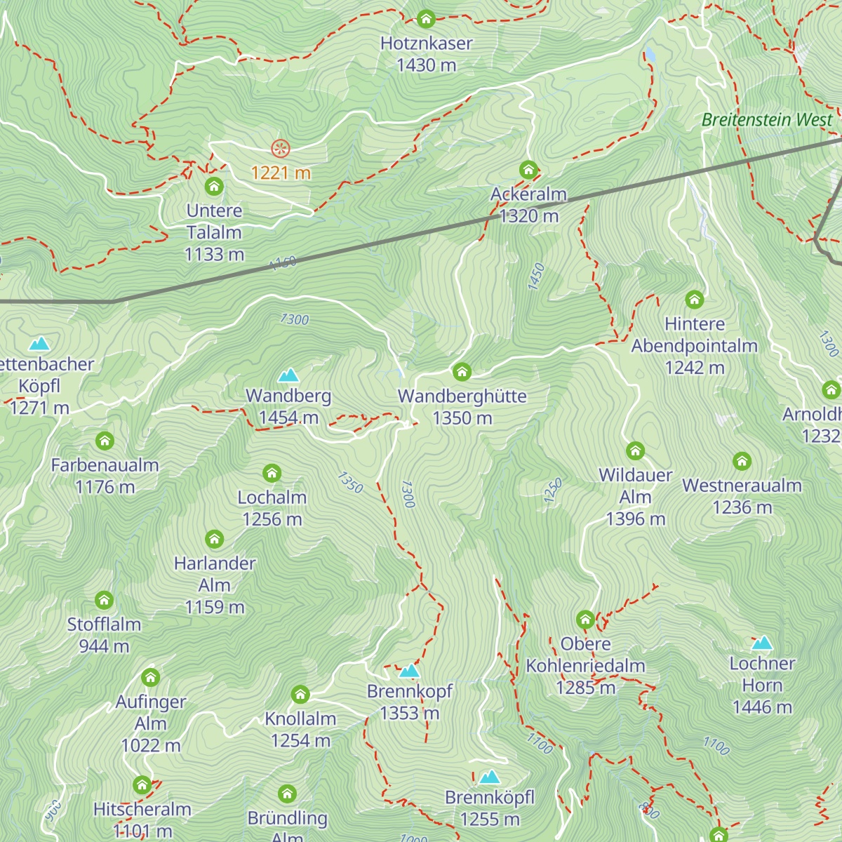 Almkäserei Burgerhütte map