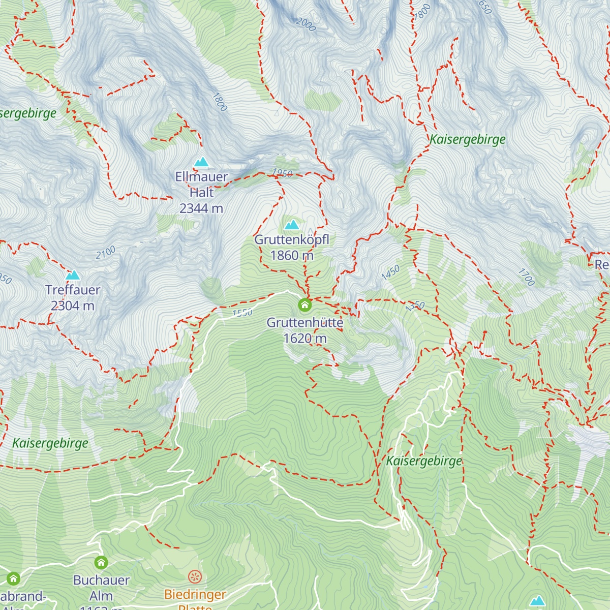 Gruttenhütte map