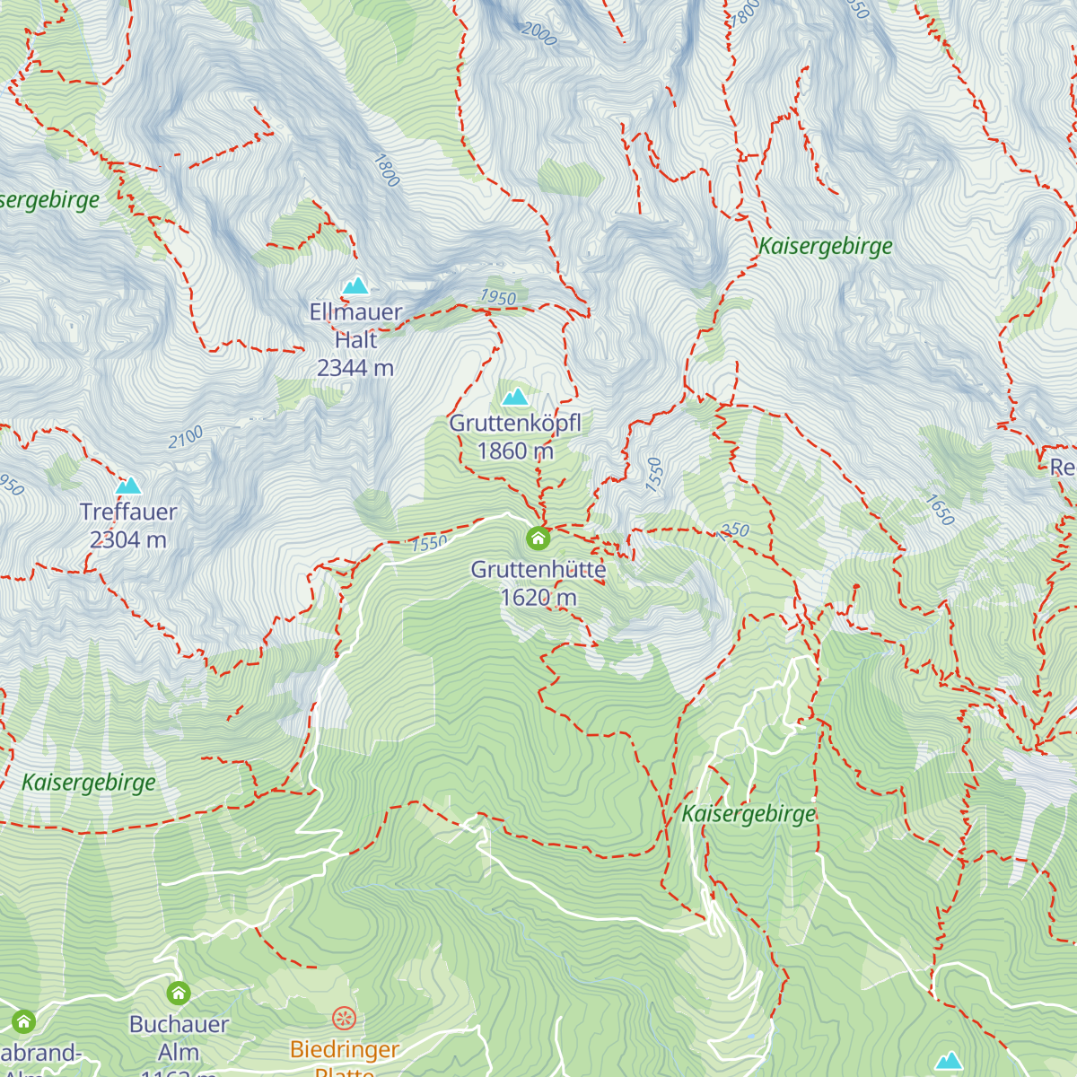 Gruttenhütte map