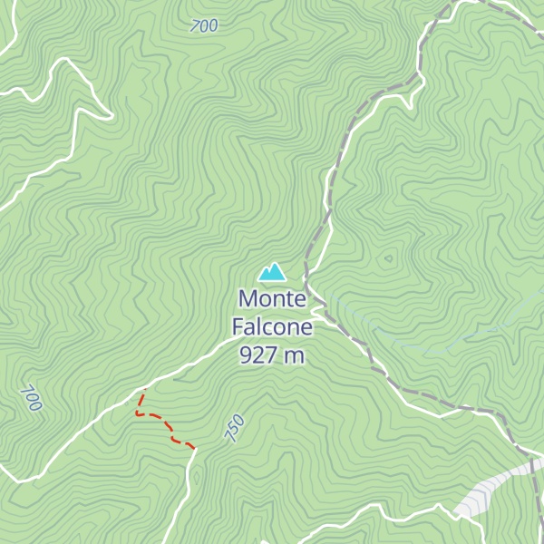 Map of Monte Falcone