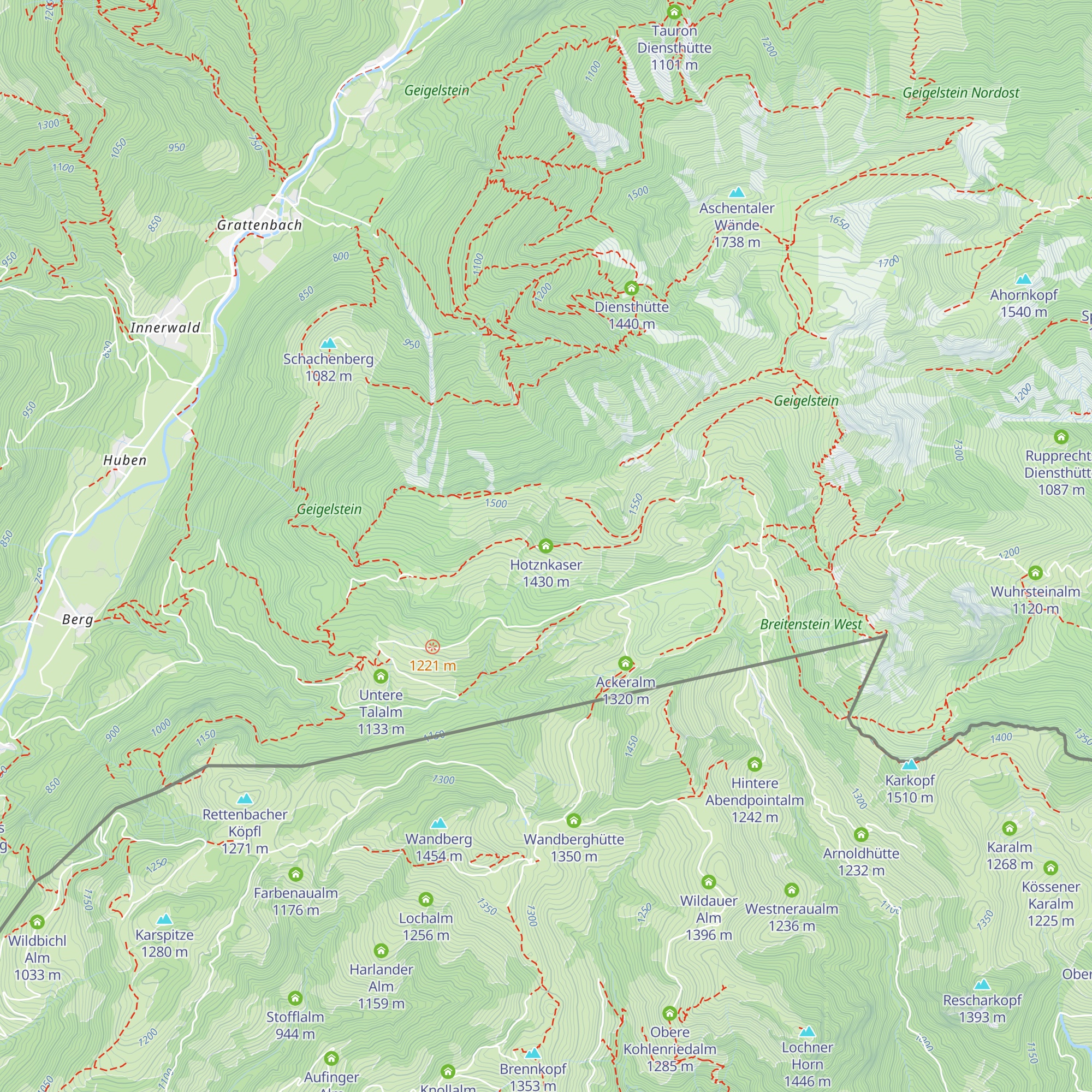 Hotznkaser map