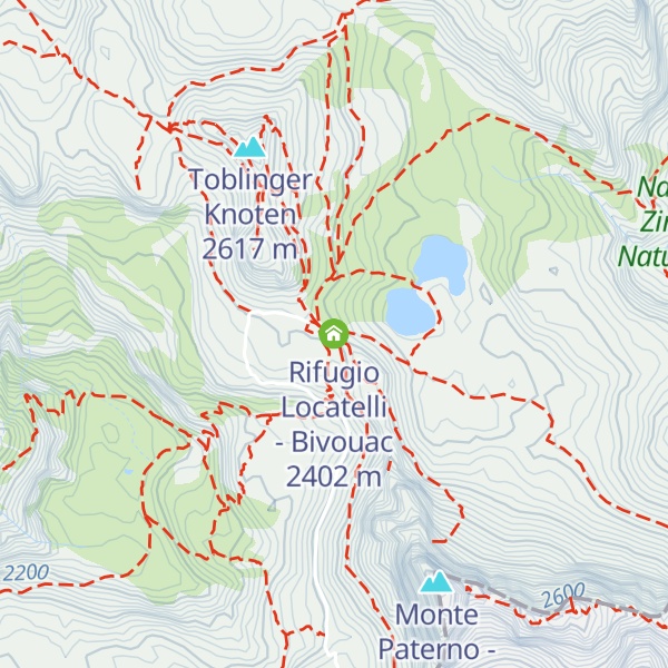 Map of Rifugio Locatelli - Bivouac
