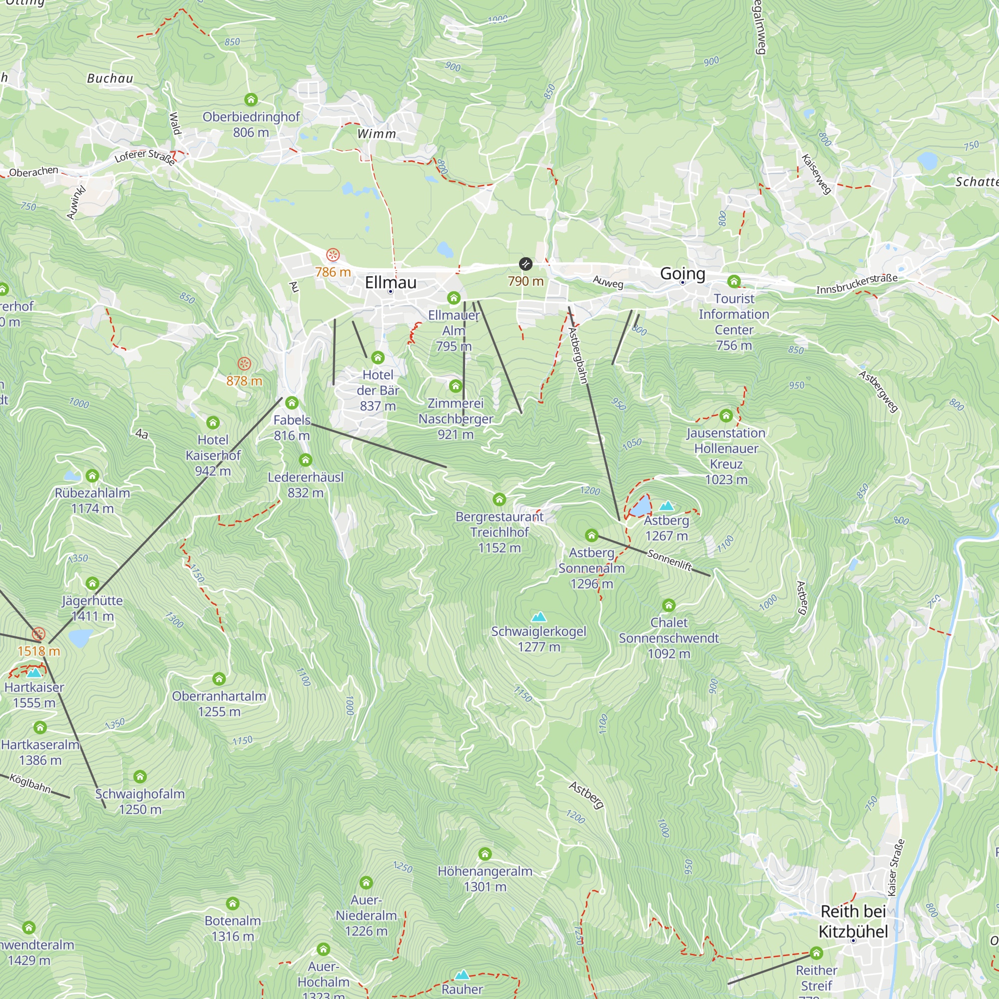 Bergrestaurant Treichlhof map
