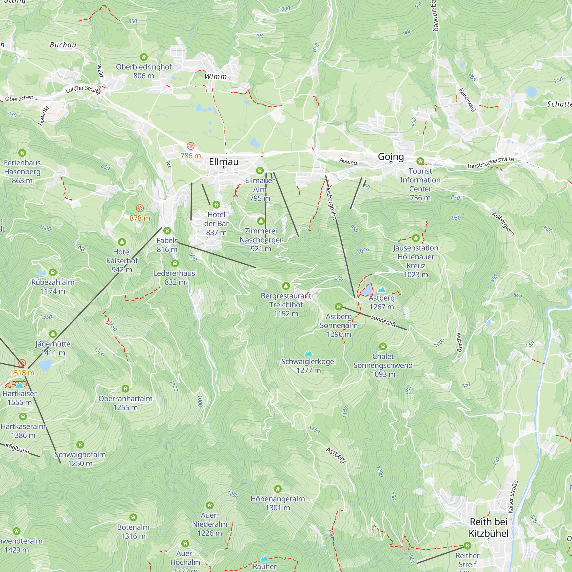 Bergrestaurant Treichlhof map