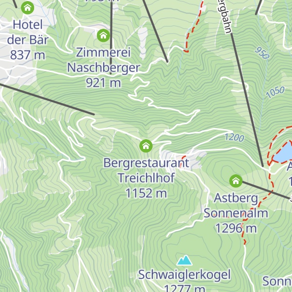 Map of Bergrestaurant Treichlhof