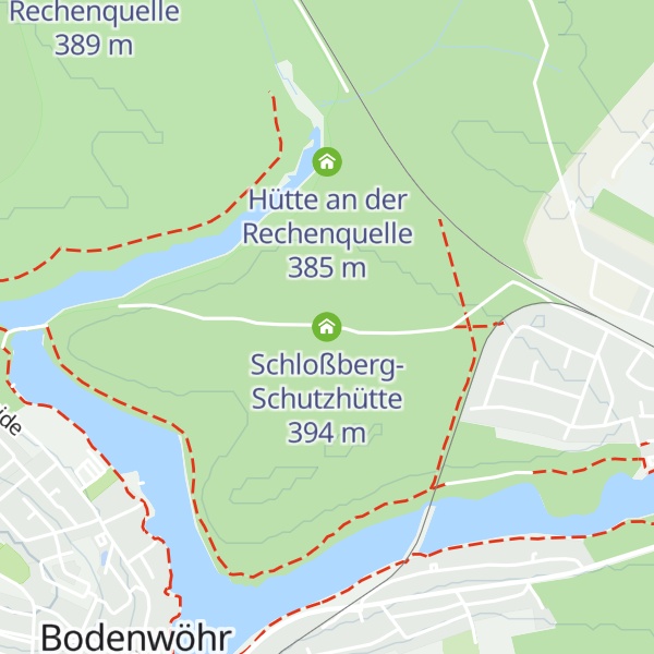 Map of Schloßberg-Schutzhütte