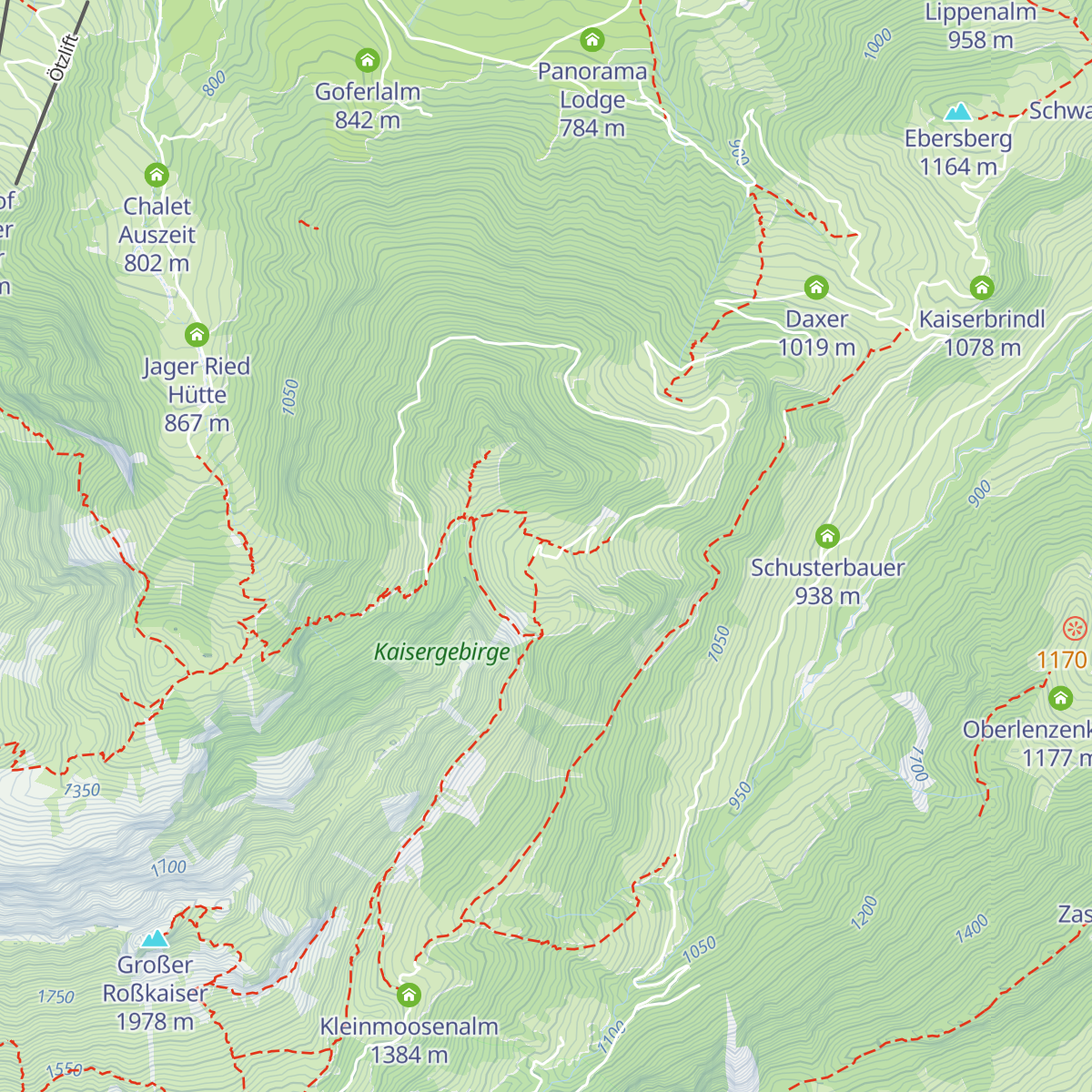 Hageralm map