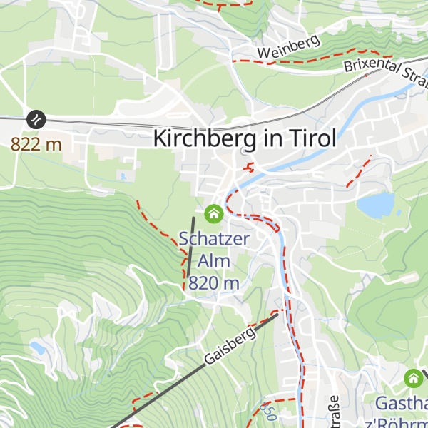 Map of Schatzer Alm