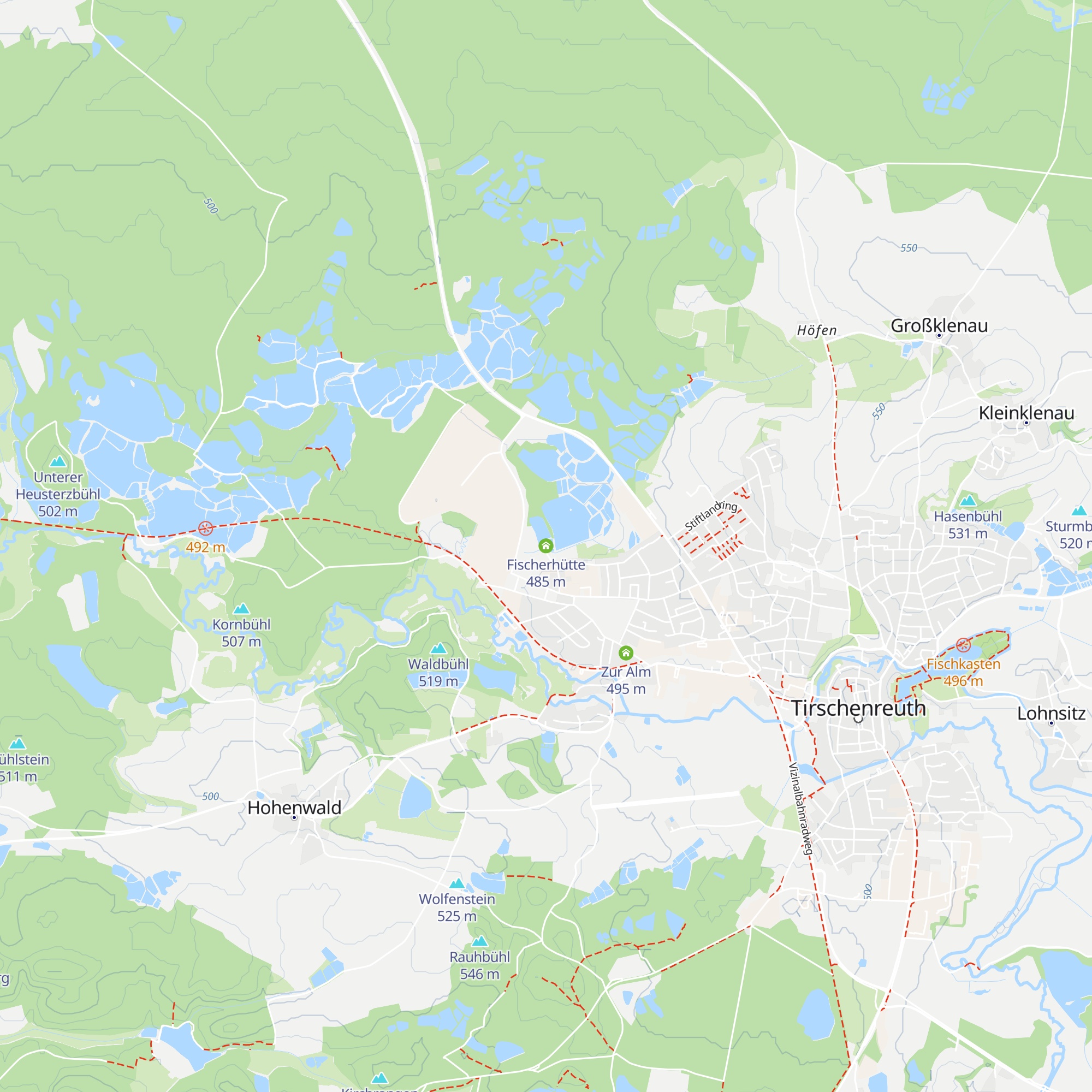 Fischerhütte map
