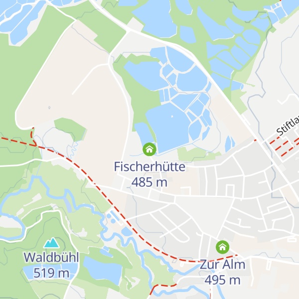 Map of Fischerhütte