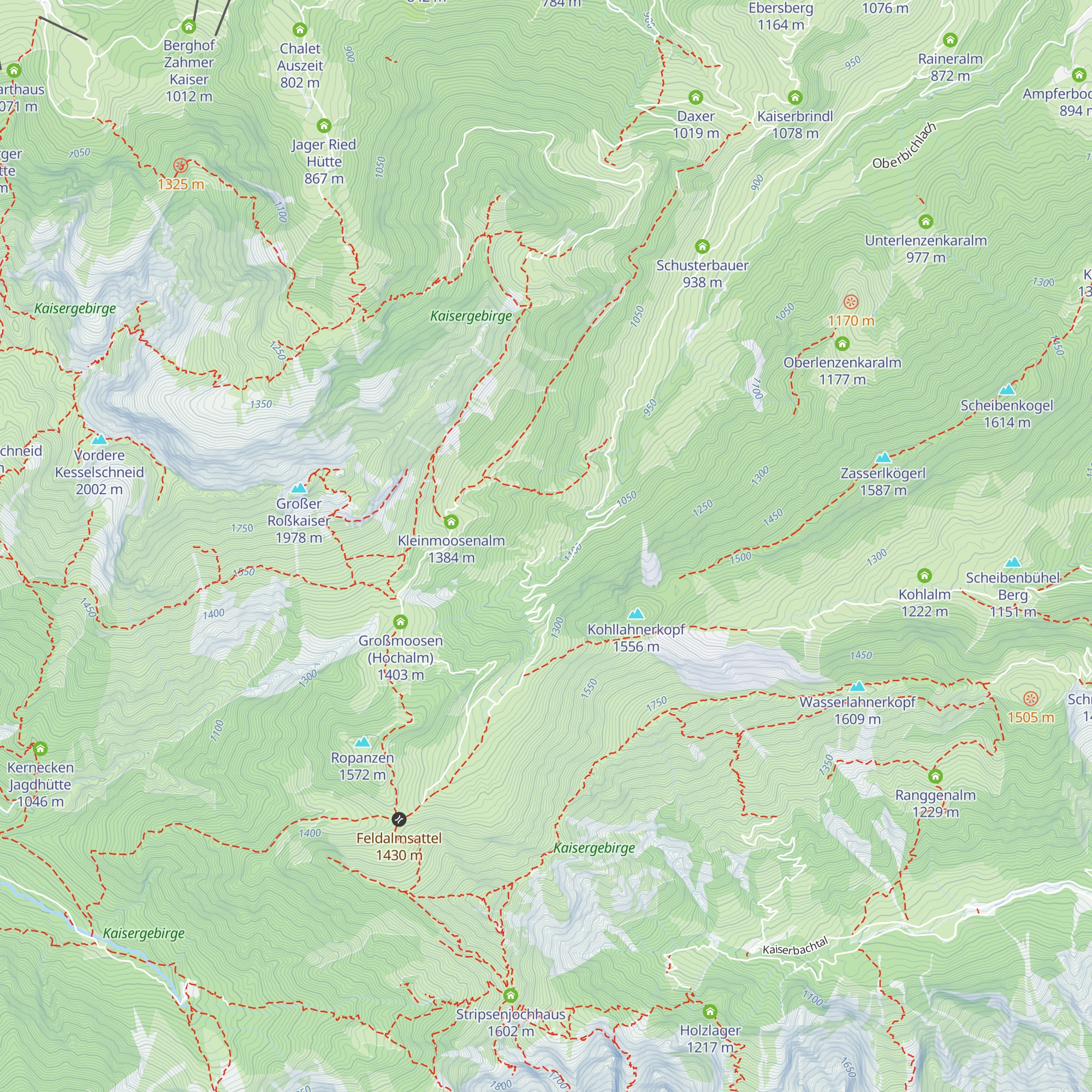 Schnapflgrabenalm map