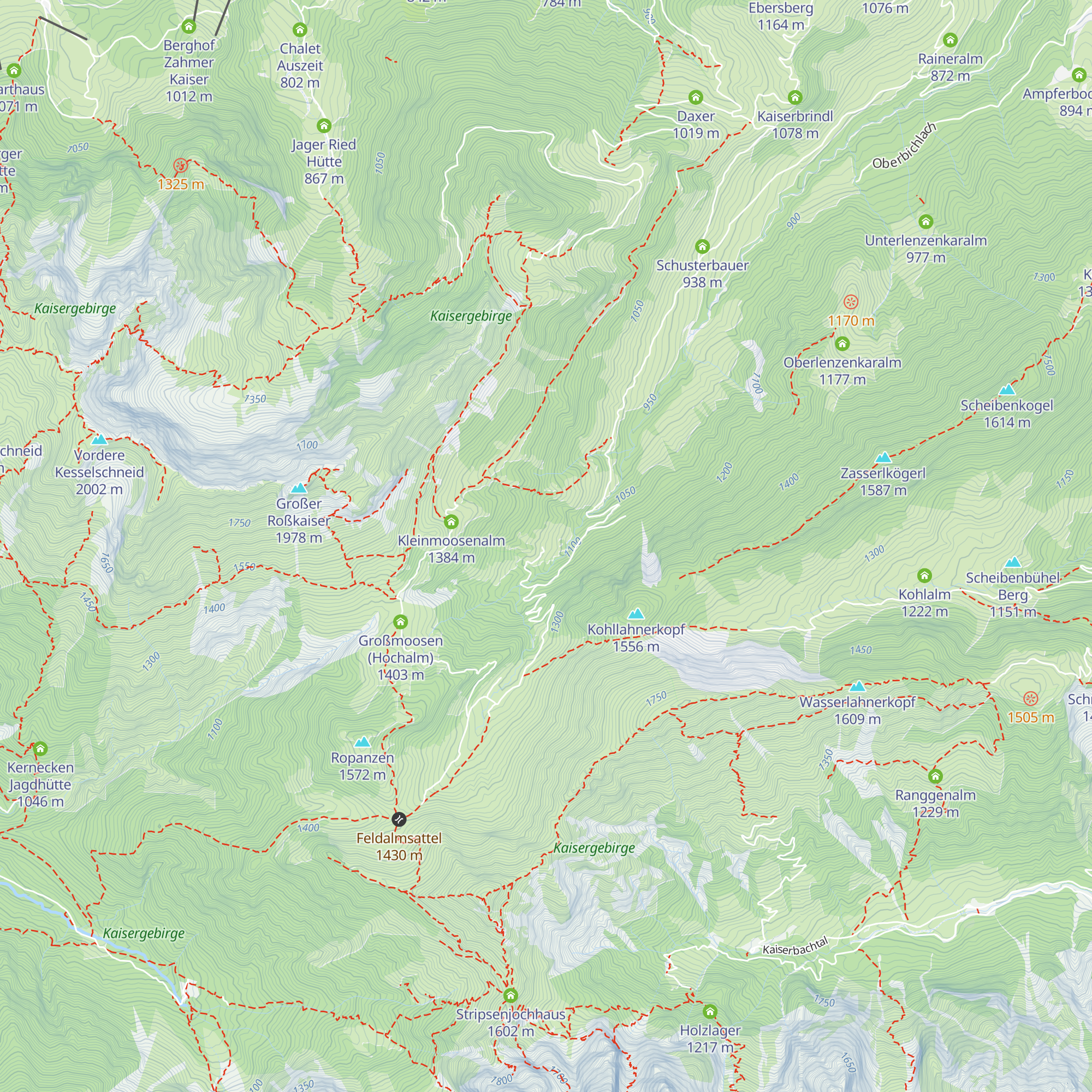 Schnapflgrabenalm map