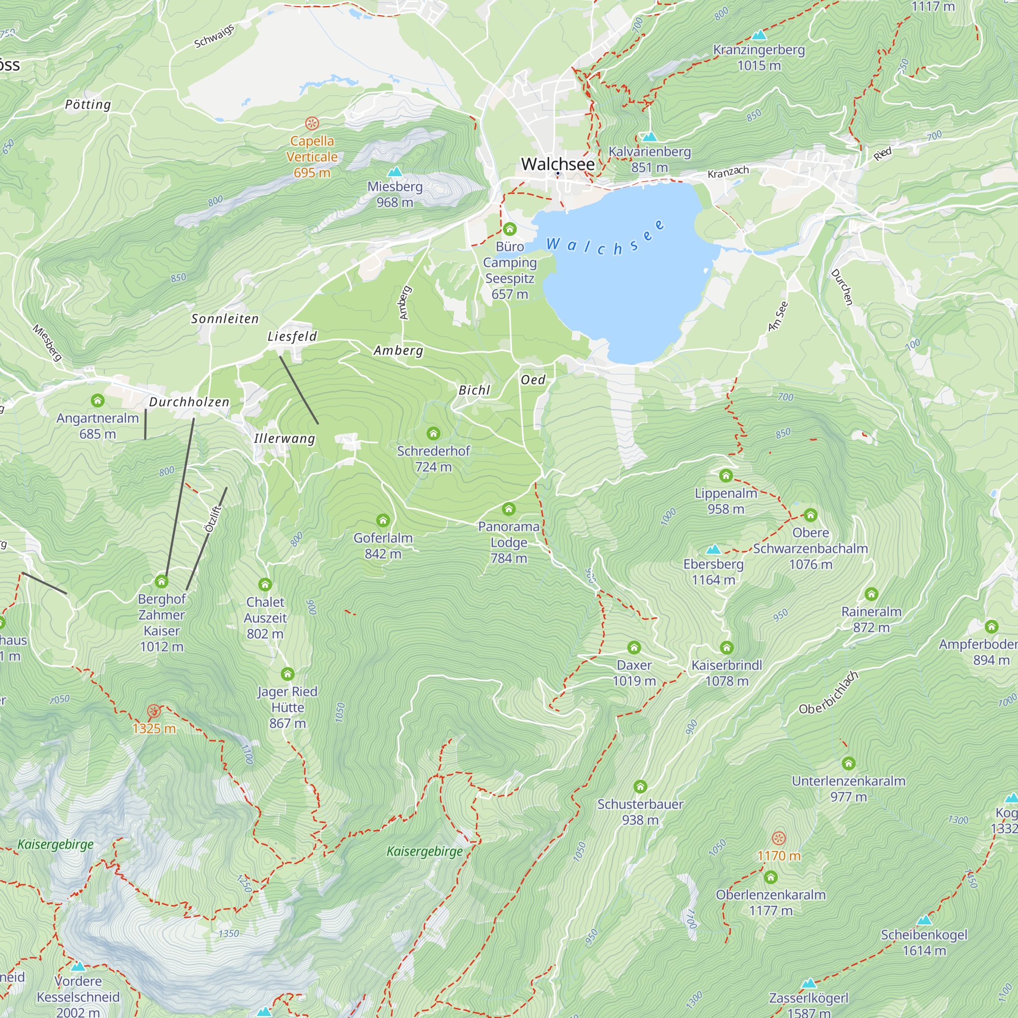 Panorama Lodge map