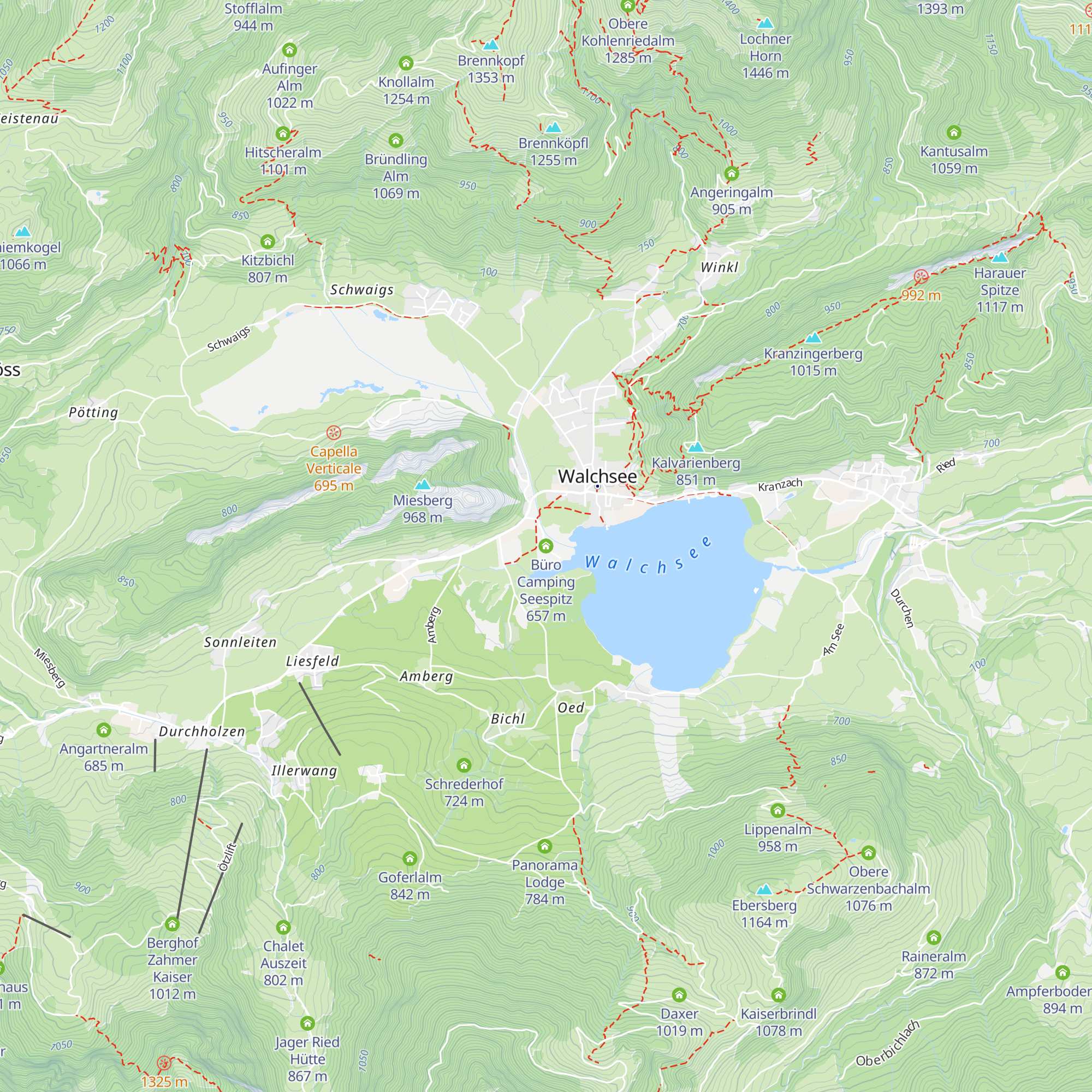 Büro Camping Seespitz map
