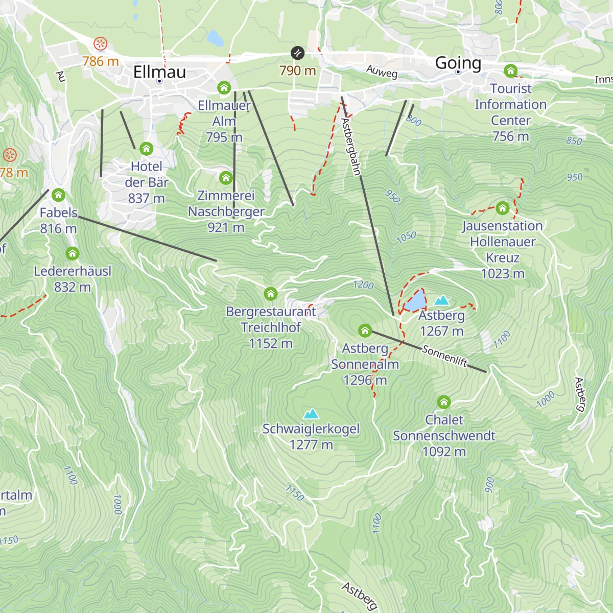 JEZZ - ehem. Brenner Alm map