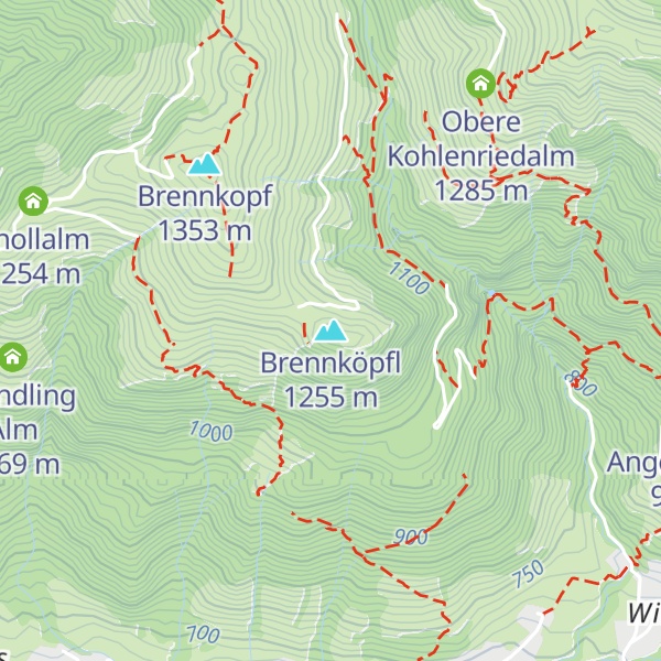 Map of Brennköpfl