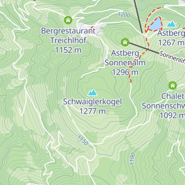Map of Schwaiglerkogel