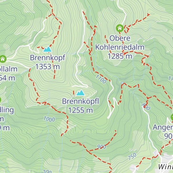 Map of Reischer Alm