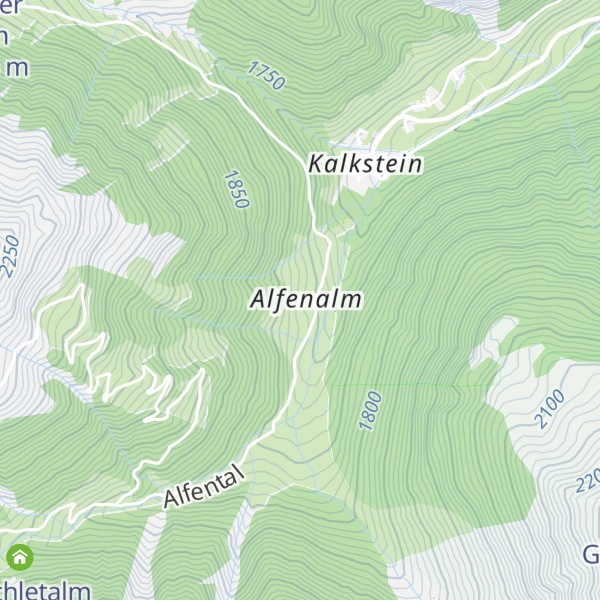 Map of Alfenalm