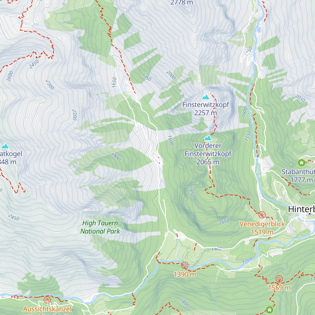 Jausenstation Stoan-Alm map