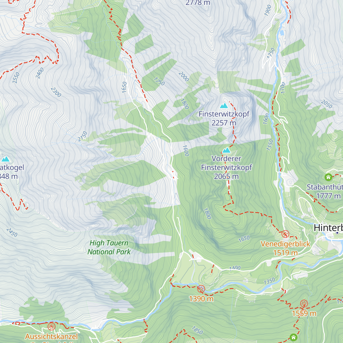Jausenstation Stoan-Alm map