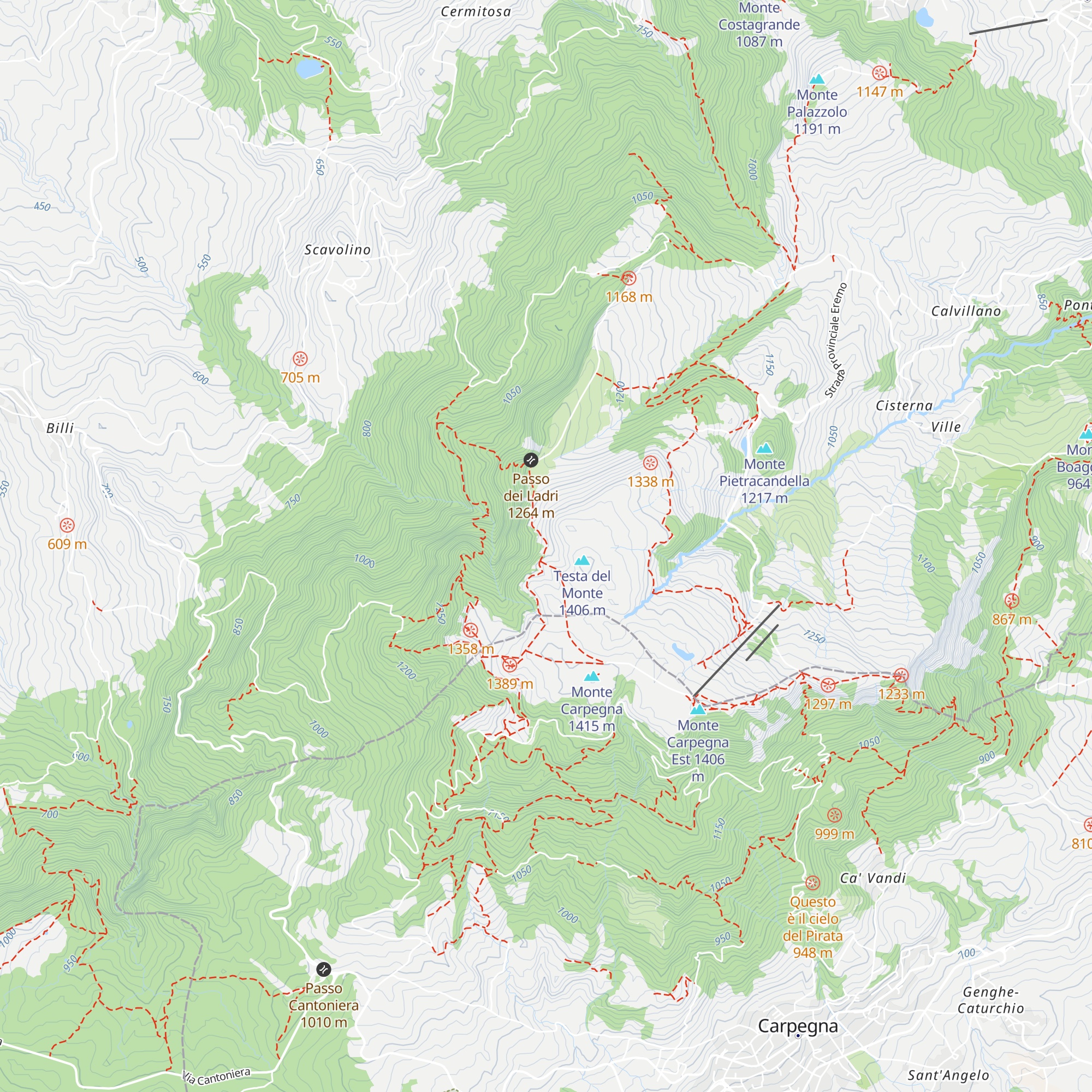 Rifugio Fontanelle map