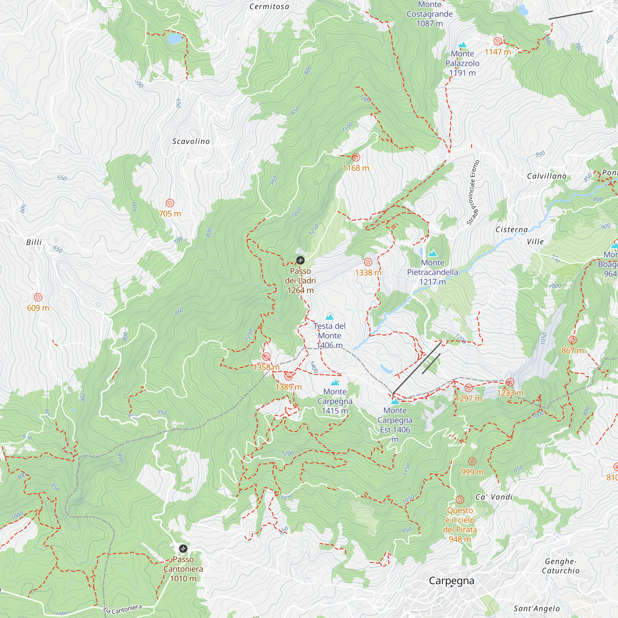 Rifugio Fontanelle map