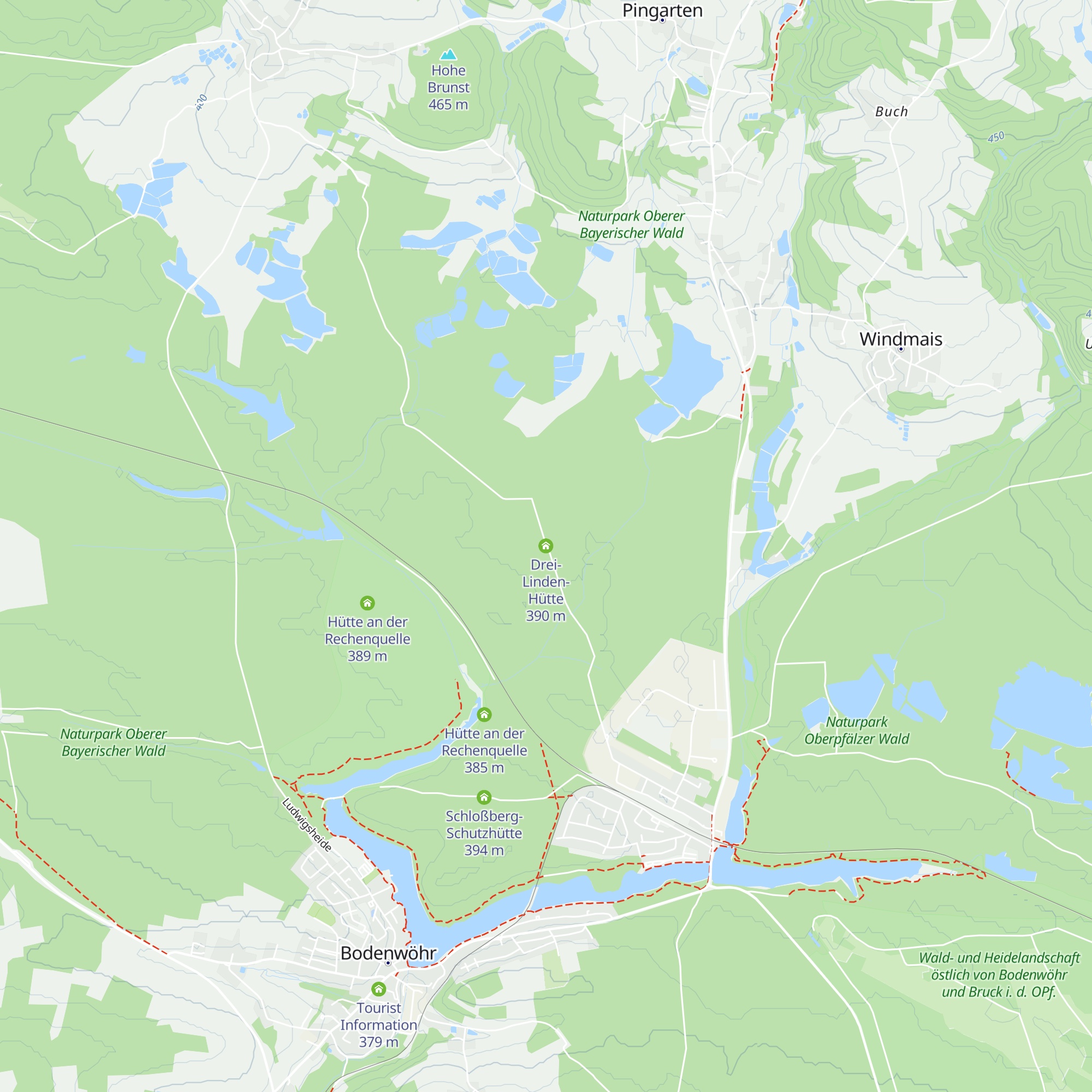 Drei-Linden-Hütte map
