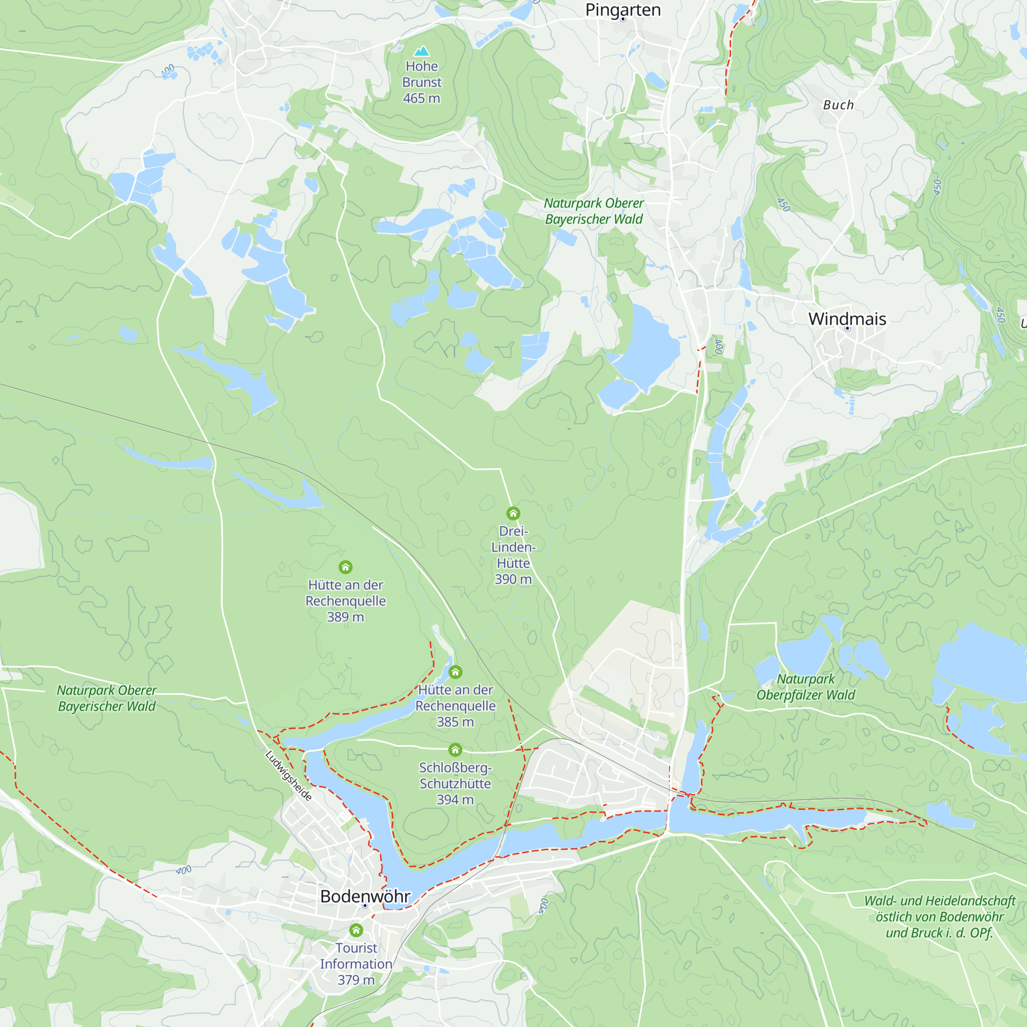 Drei-Linden-Hütte map