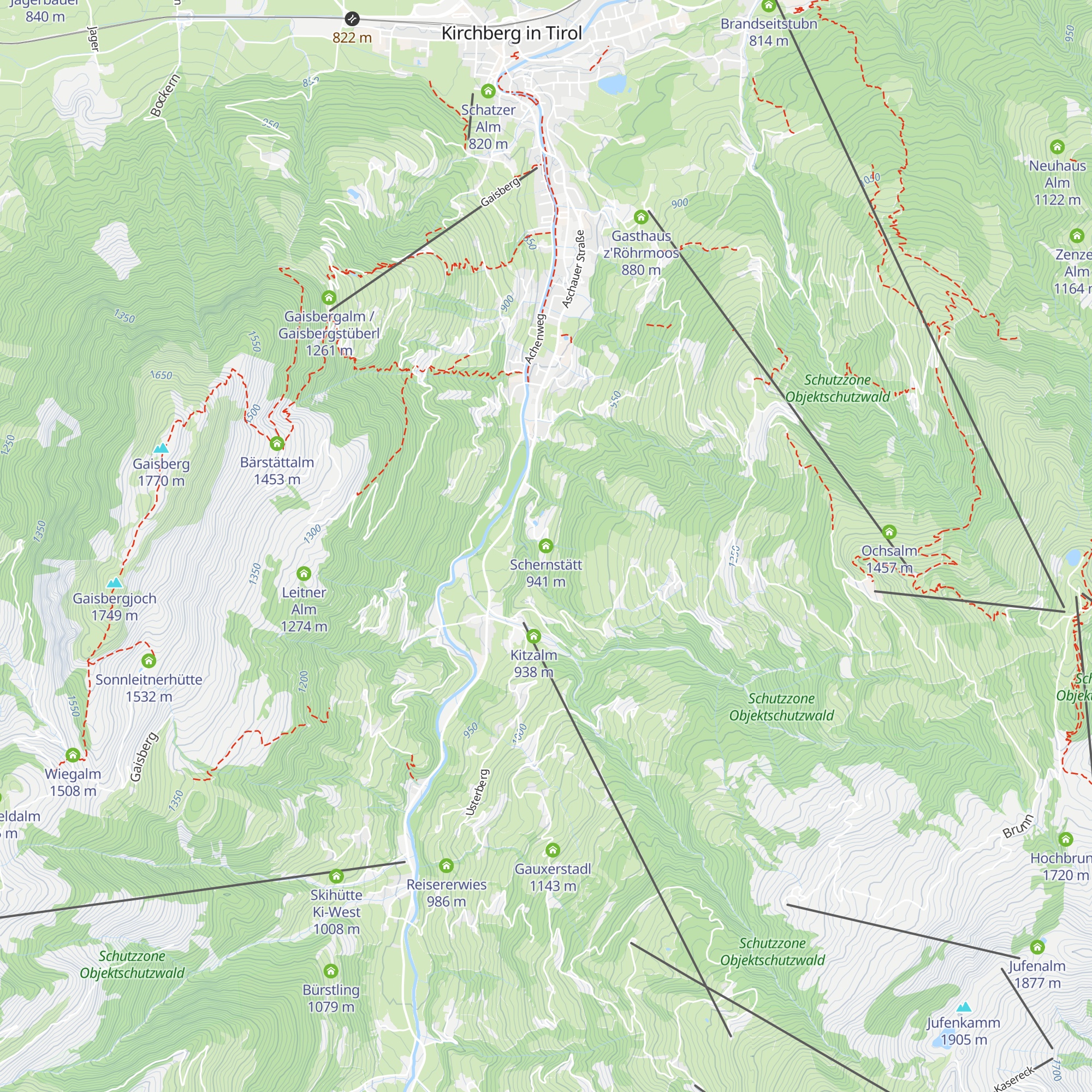 Schernstätt map