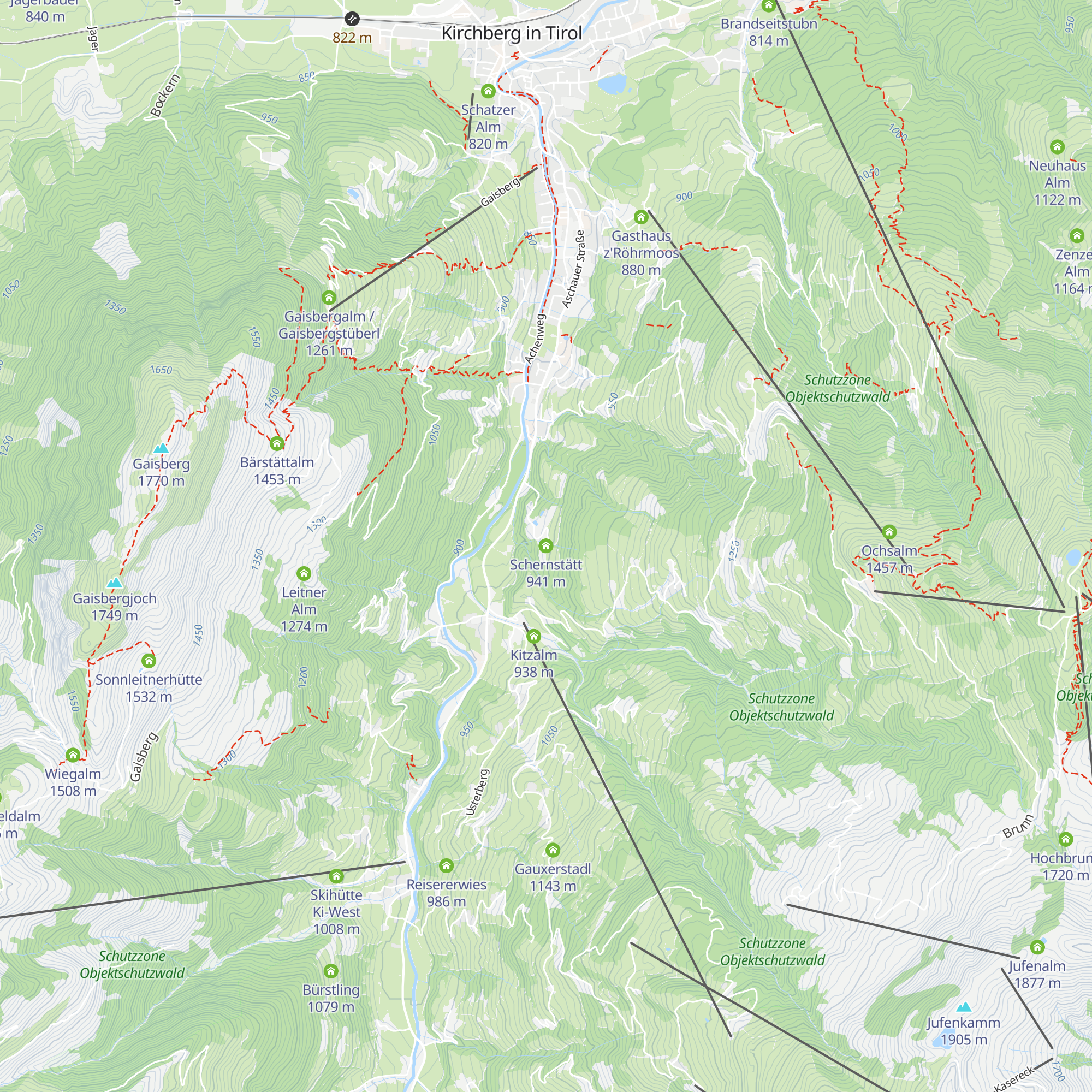 Schernstätt map