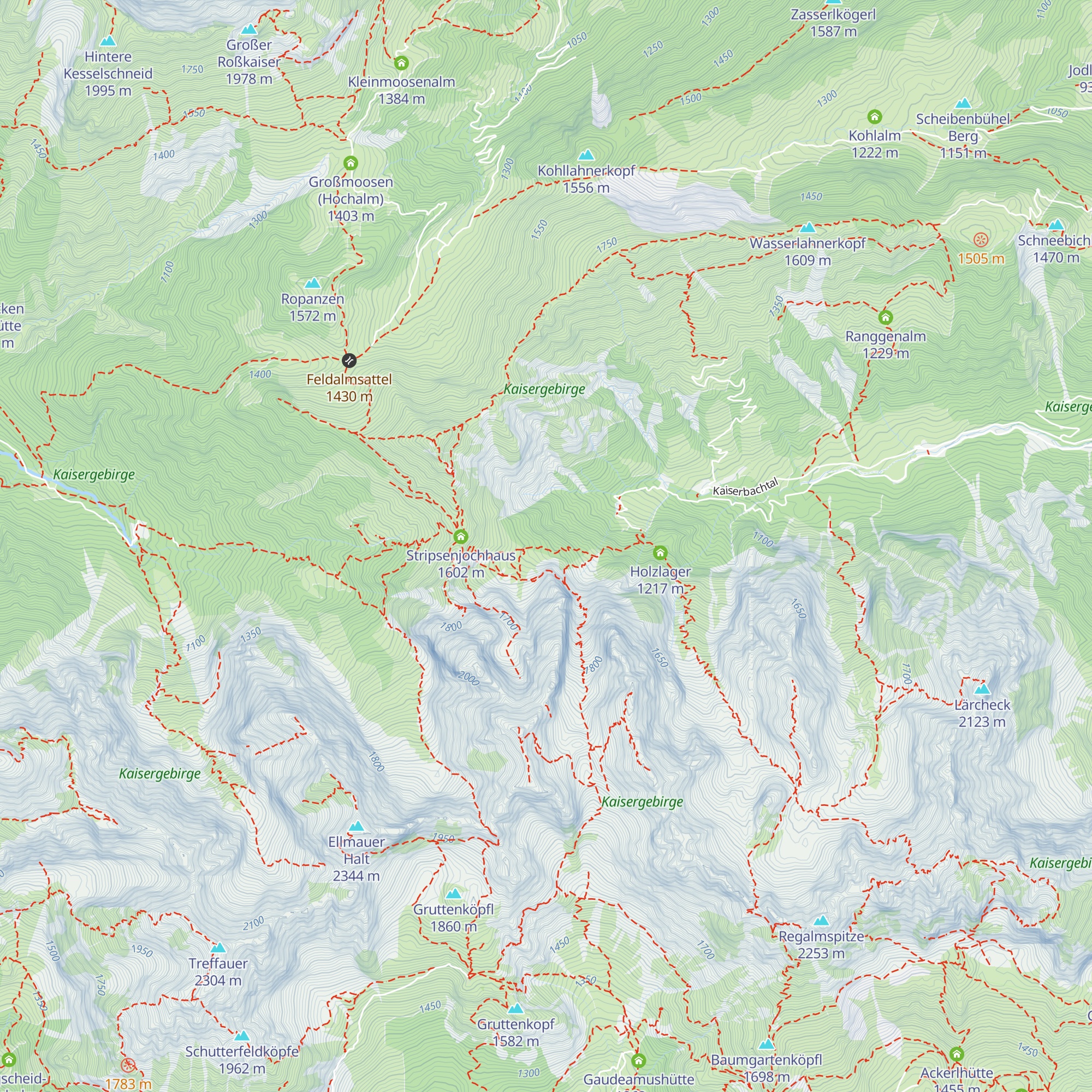Wildangerhütte map