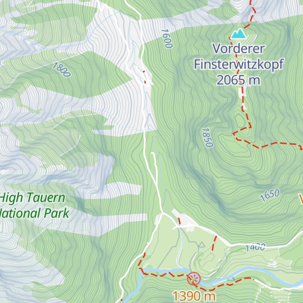 Map of Resinger Alm