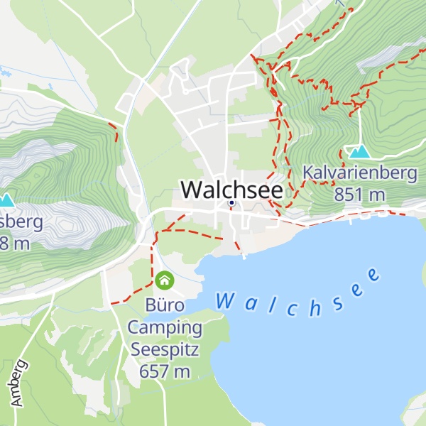 Map of Walchsee