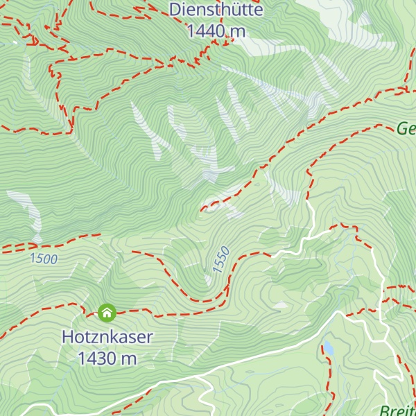 Map of Mühlhornwand