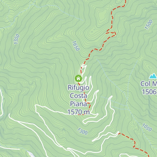 Map of Rifugio Costa Piana
