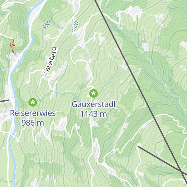 Map of Gauxerstadl