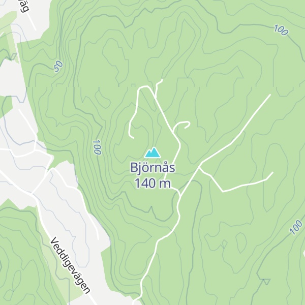 Map of Björnås
